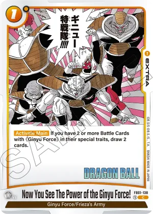 FB01-138 Now You See The Power of the Ginyu Force! (Alt art)