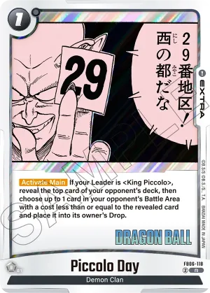 FB06-118 Piccolo Day (Alt art)