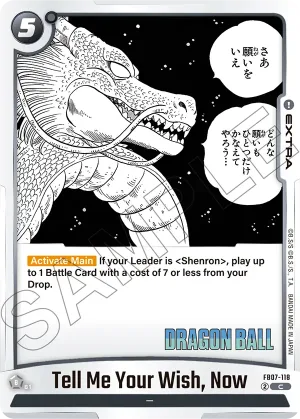 FB07-118 Tell Me Your Wish, Now (Alt art)