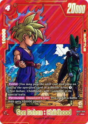SB02-006 Son Gohan : Childhood (Alt art)