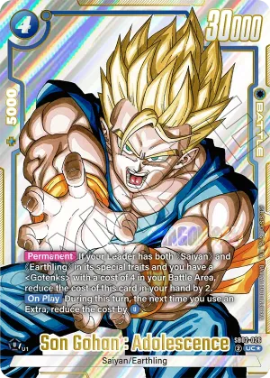SB02-026 Son Gohan : Adolescence (Alt art)