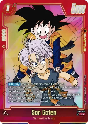 ST01-006 Son Goten (Alt art)