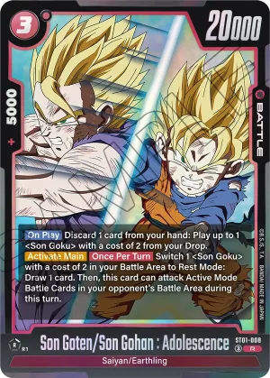 ST01-008 Son Goten/Son Gohan : Adolescence