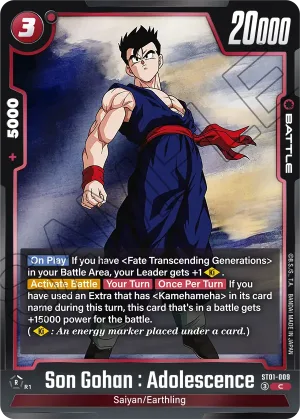 ST01-009 Son Gohan : Adolescence