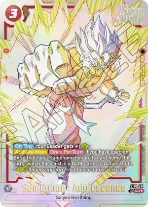 ST01-011 Son Gohan : Adolescence (Alt art)