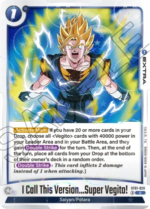 ST01-026 I Call This Version...Super Vegito! (Parallel)