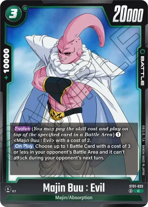 ST01-033 Majin Buu : Evil