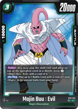 ST01-034 Majin Buu : Evil