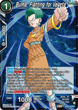 EX21-06 Bulma, Fighting for Vegeta