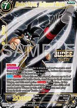 EX21-15 Masked Saiyan, Belligerent Warrior (Promo)