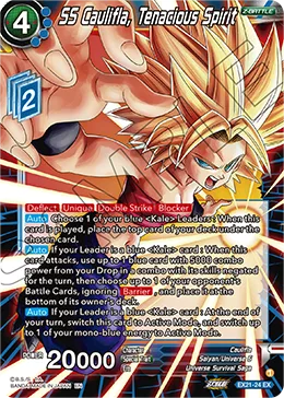 EX21-24 SS Caulifla, Tenacious Spirit