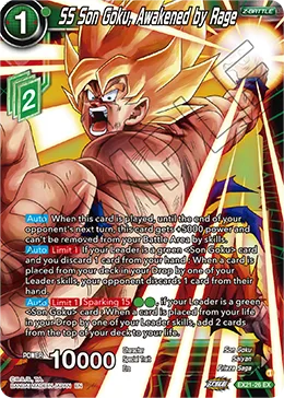 EX21-26 SS Son Goku, Awakened by Rage