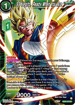EX21-27 Vegito, Ready When You Are