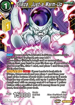 EX21-30 Frieza, Just a Warm-Up
