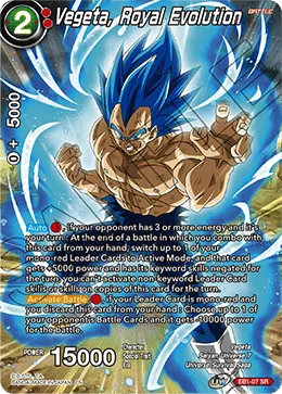 EB1-07 Vegeta, Royal Evolution (Promo)