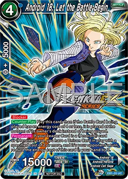 EB1-20 Android 18, Let the Battle Begin (Promo)