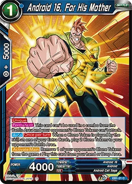 EB1-21 Android 16, For His Mother
