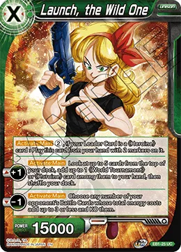 EB1-25 Launch, the Wild One