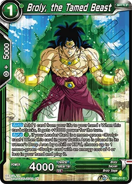 EB1-31 Broly, the Tamed Beast