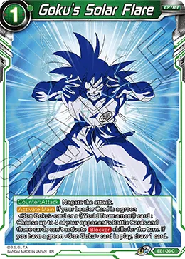EB1-36 Goku's Solar Flare