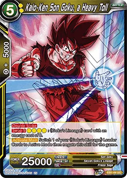 EB1-44 Kaio-Ken Son Goku, a Heavy Toll