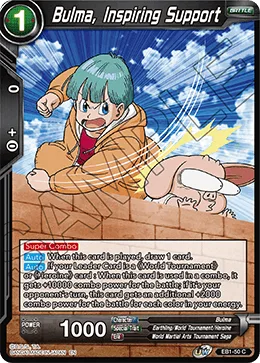 EB1-50 Bulma, Inspiring Support
