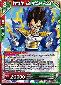 EB1-57 Vegeta, Unyielding Pride
