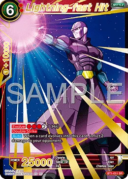 BT1-011 Lightning-fast Hit (Promo)