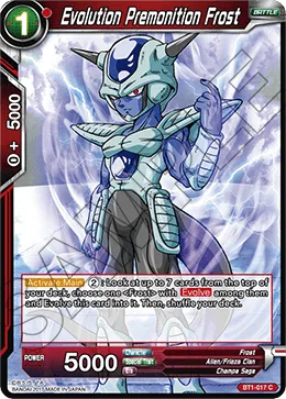 BT1-017 Evolution Premonition Frost