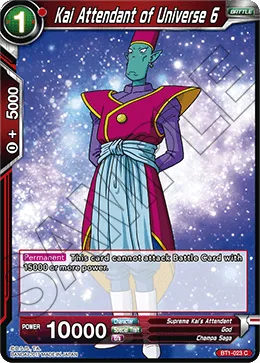 BT1-023 Kai Attendant of Universe 6