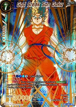 BT1-031 God Break Son Goku (SPR)
