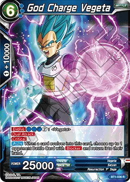 BT1-036 God Charge Vegeta