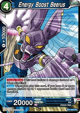 BT1-042 Energy Boost Beerus
