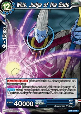 BT1-043 Whis, Judge of the Gods