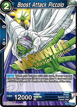 BT1-045 Boost Attack Piccolo (Promo)