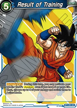BT1-051 Result of Training