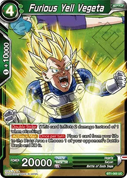 BT1-065 Furious Yell Vegeta (Parallel)