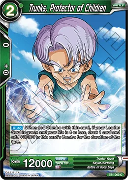 BT1-069 Trunks, Protector of Children