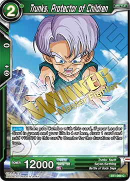BT1-069 Trunks, Protector of Children (Promo)
