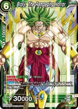 BT1-073 Broly, The Rampaging Horror (Parallel)