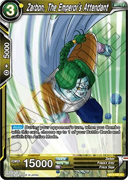 BT1-101 Zarbon, The Emperor's Attendant