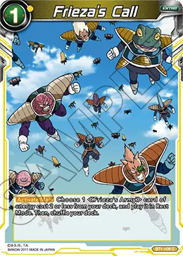 BT1-109 Frieza's Call