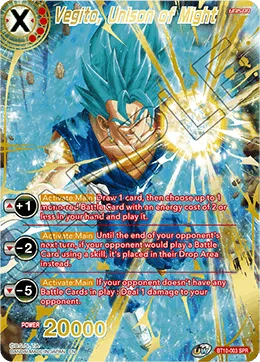 BT10-003 Vegito, Unison of Might (SPR)