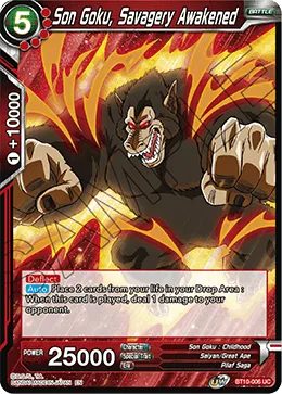 BT10-006 Son Goku, Savagery Awakened