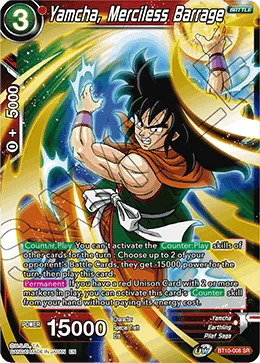 BT10-008 Yamcha, Merciless Barrage