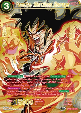 BT10-008 Yamcha, Merciless Barrage (SPR)