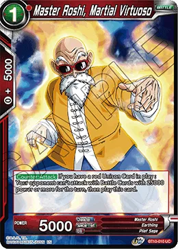 BT10-010 Master Roshi, Martial Virtuoso