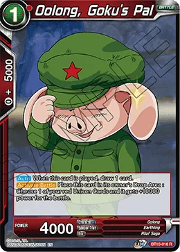 BT10-016 Oolong, Goku's Pal