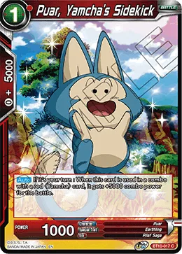 BT10-017 Puar, Yamcha's Sidekick