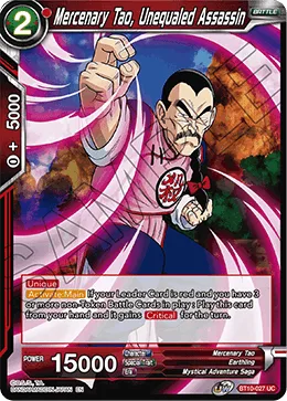 BT10-027 Mercenary Tao, Unequaled Assassin